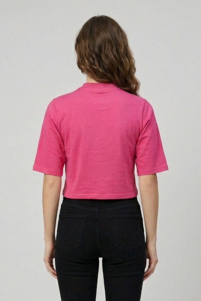 Drop Season 2 t-shirt cropped in cotone SS26W511 [418867eb]