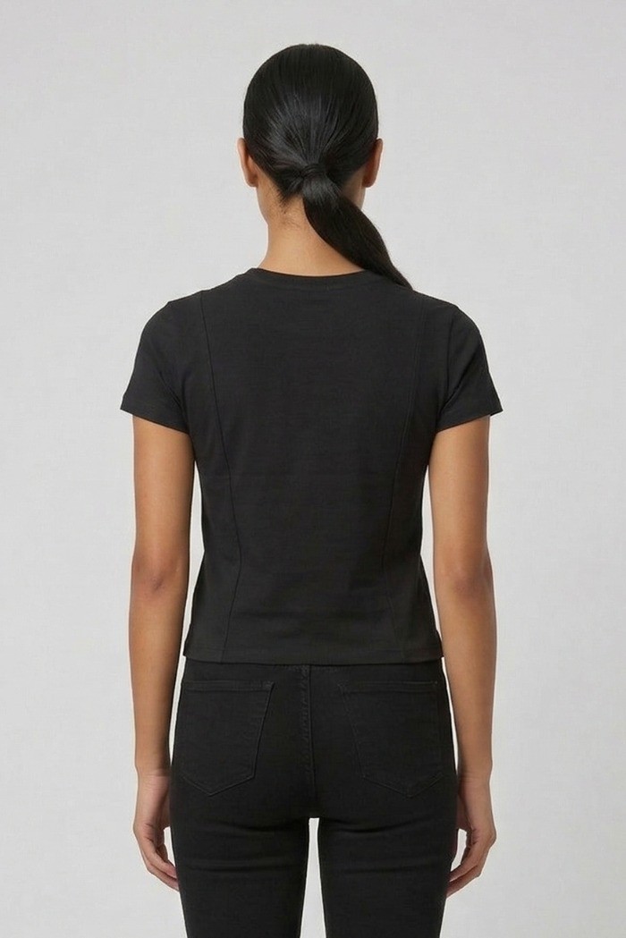 Drop Season 2 t-shirt in cotone con logo SS26W515 [c2c081bc]