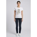 Markup t-shirt in cotone con strass MW1610024 [989404c3]