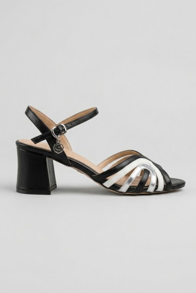 Gold & Gold sandalo intrecciato con cinturino GP955 — 805219040079128_1