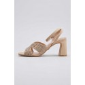 Gold & Gold sandalo con strass GU356 [83803024]
