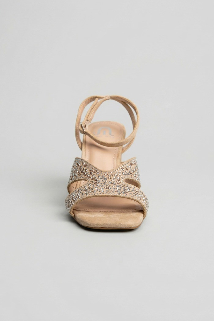 Gold & Gold sandalo con strass GU356 [349df120]