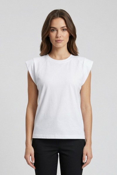 Fresh Flower t-shirt smanicata in cotone filo di scozia FD557 — 805219040079320_1