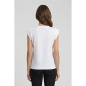 Fresh Flower t-shirt smanicata in cotone filo di scozia FD557 [f2d3b4de]
