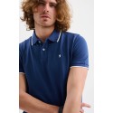 Jaggy polo in piquet con logo ricamo e riga a contrasto Sidney JMD009DN102261 [7b689d62]