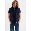 Jaggy polo in piquet con logo ricamo e riga a contrasto Sidney JMD009DN102261 [c5b43501]