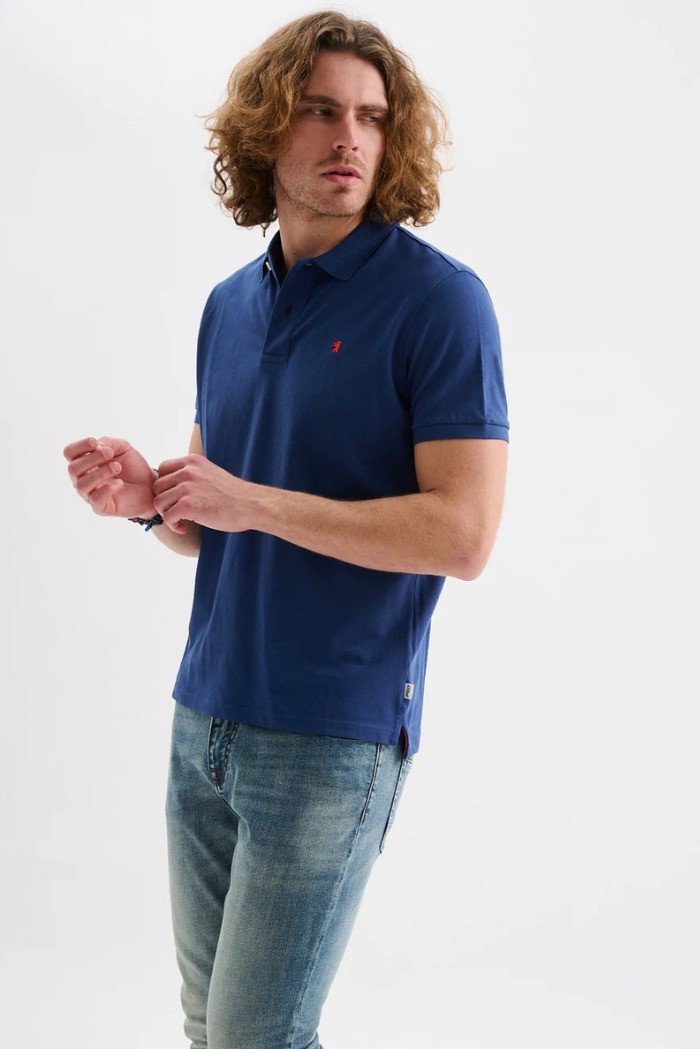 Jaggy polo in piquet con logo ricamo Melbourne NJD008DN102 [643cc4fe]