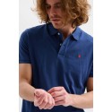 Jaggy polo in piquet con logo ricamo Melbourne NJD008DN102 [d32105fa]