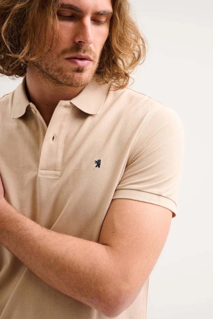 Jaggy polo in piquet con logo ricamo Melbourne NJD008DN102 [6078368c]