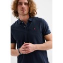 Jaggy polo in piquet con logo ricamo Melbourne NJD008DN102 [68adea87]