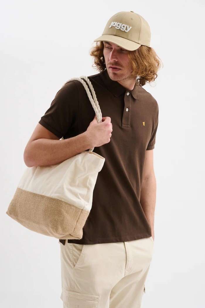 Jaggy polo in piquet con logo ricamo Melbourne NJD008DN102 [afe1ba74]