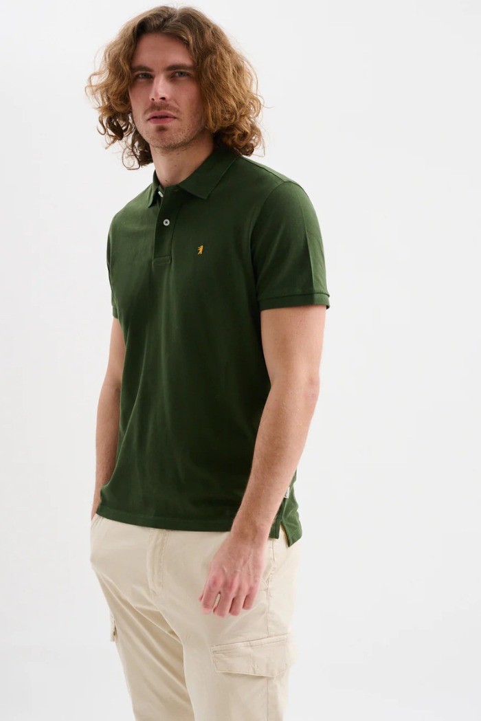 Jaggy polo in piquet con logo ricamo Melbourne NJD008DN102 [92d53864]