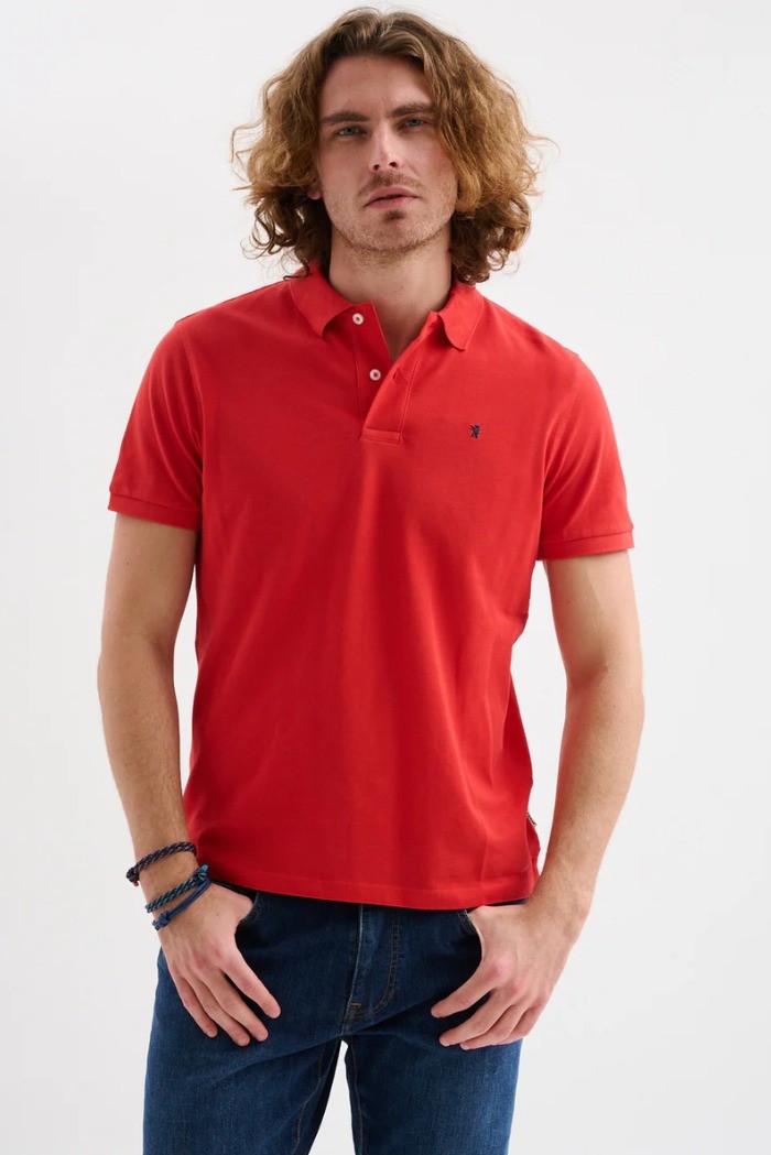 Jaggy polo in piquet con logo ricamo Melbourne NJD008DN102 [9b53d47f]
