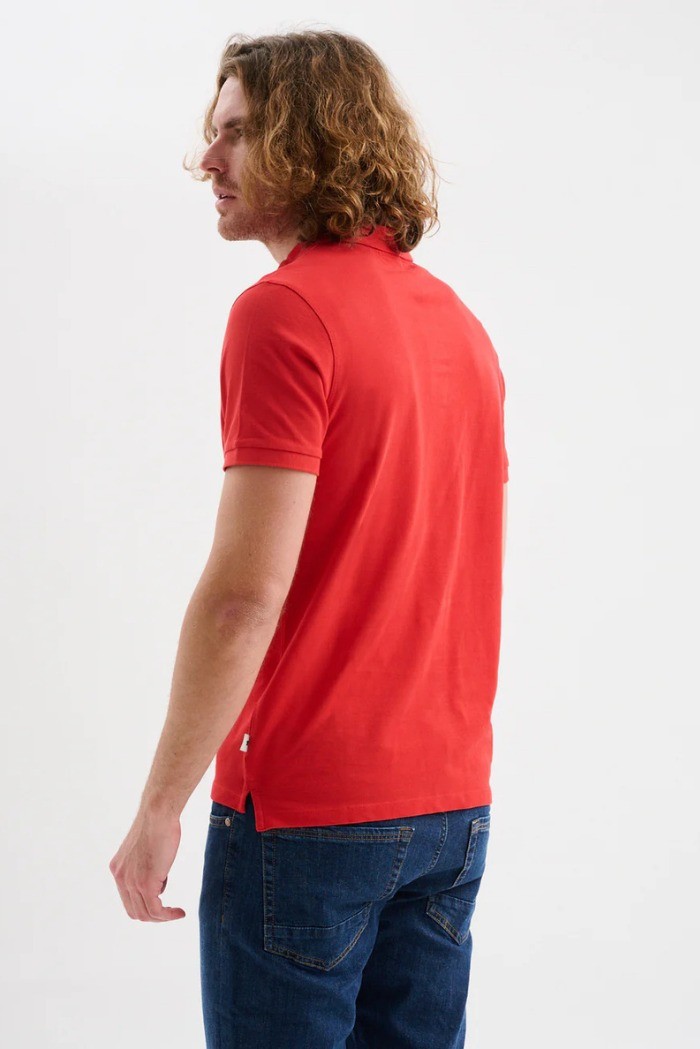 Jaggy polo in piquet con logo ricamo Melbourne NJD008DN102 [f0381168]