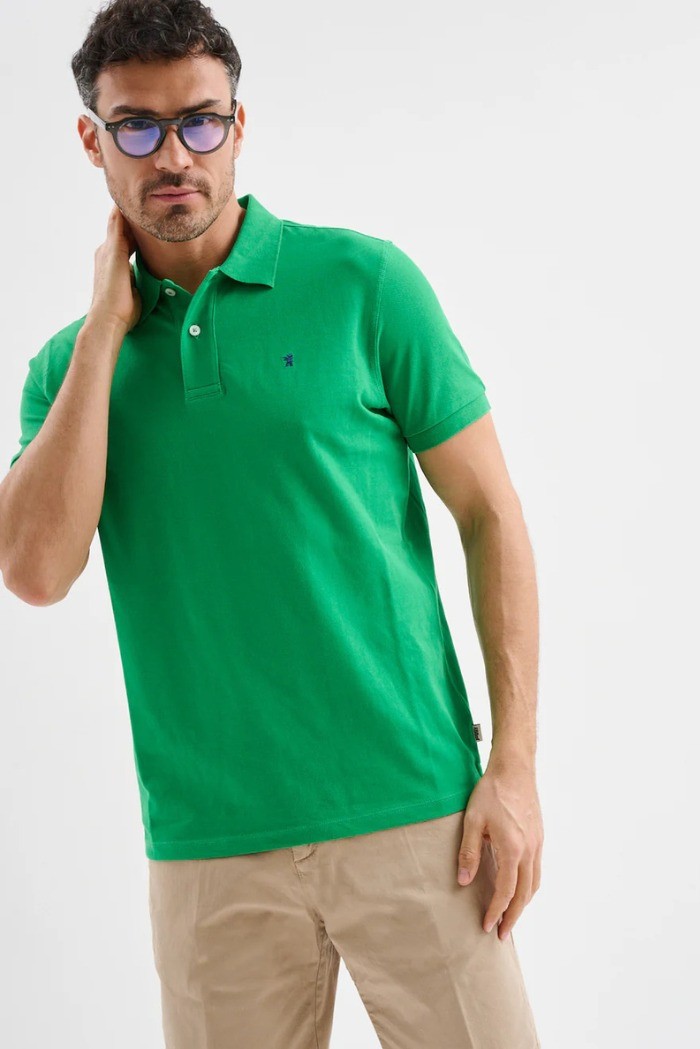 Jaggy polo in piquet con logo ricamo Melbourne NJD008DN102 [71041603]