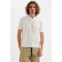 Jaggy polo derby in filo con logo Dousa JMD053DZ144261 [52983b97]