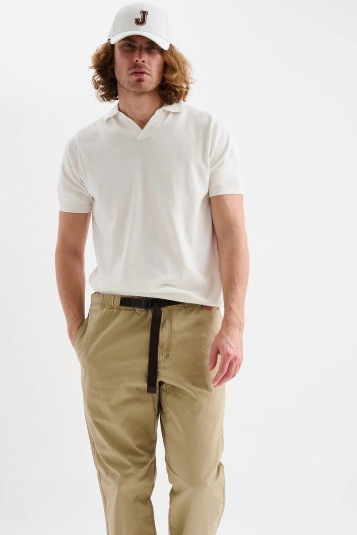 Jaggy polo derby in filo con logo Dousa JMD053DZ144261 [8eee3f84]