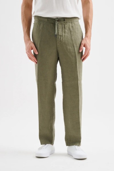 Jaggy pantalone con laccio in lino Bruce JMP033KSC101261 [4af79e78]