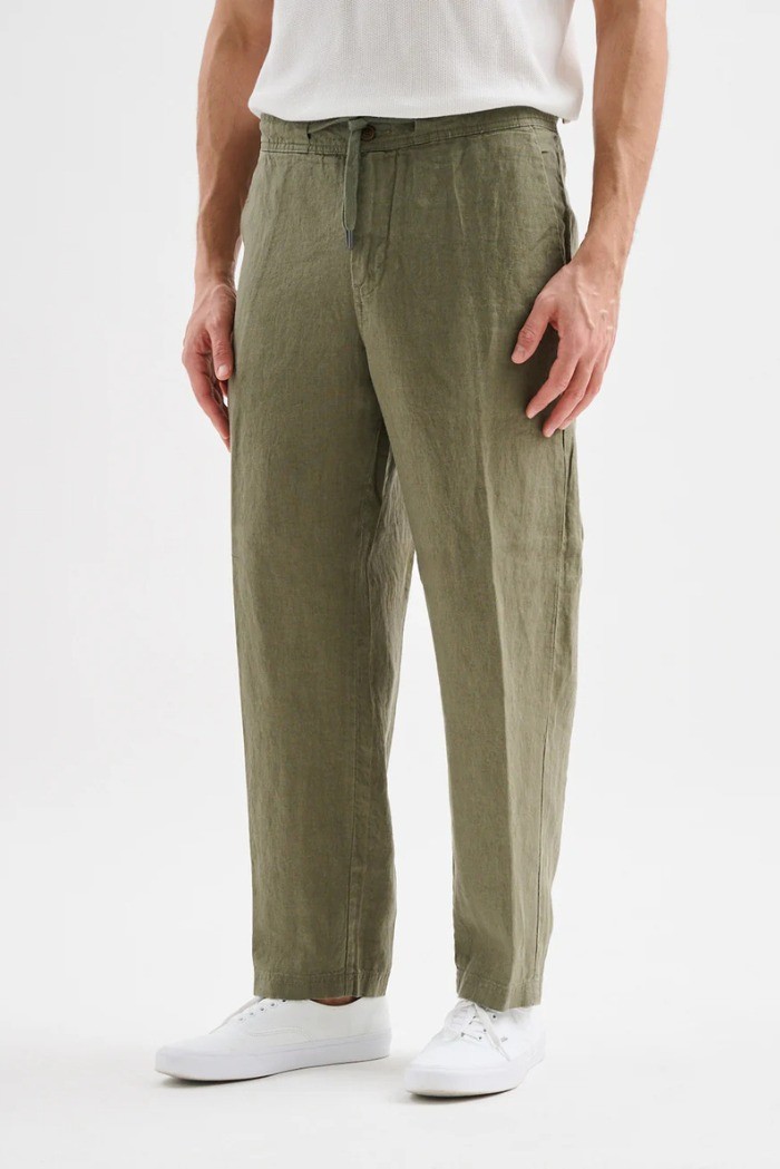 Jaggy pantalone con laccio in lino Bruce JMP033KSC101261 [93d1dd75]