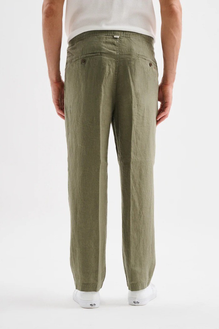 Jaggy pantalone con laccio in lino Bruce JMP033KSC101261 [24cc1c71]