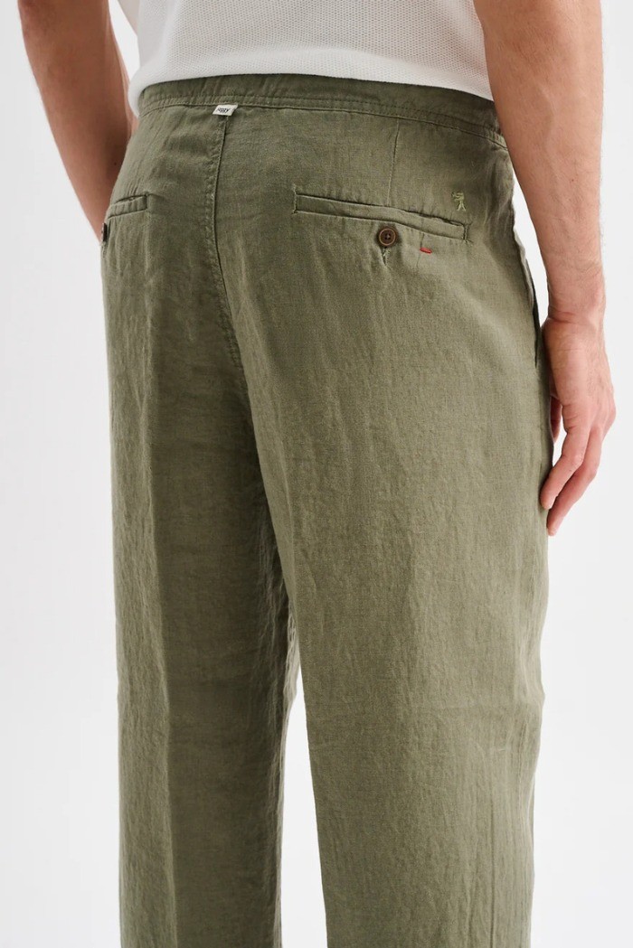 Jaggy pantalone con laccio in lino Bruce JMP033KSC101261 [219c5b6f]