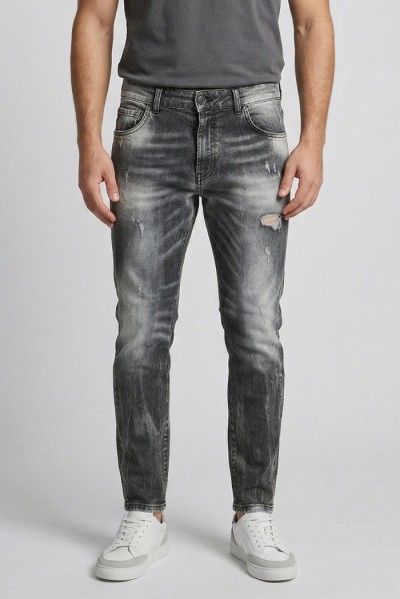 Patriot jeans carrot fit in denim di cotone stretch PKYC44 — 805219040079402_1