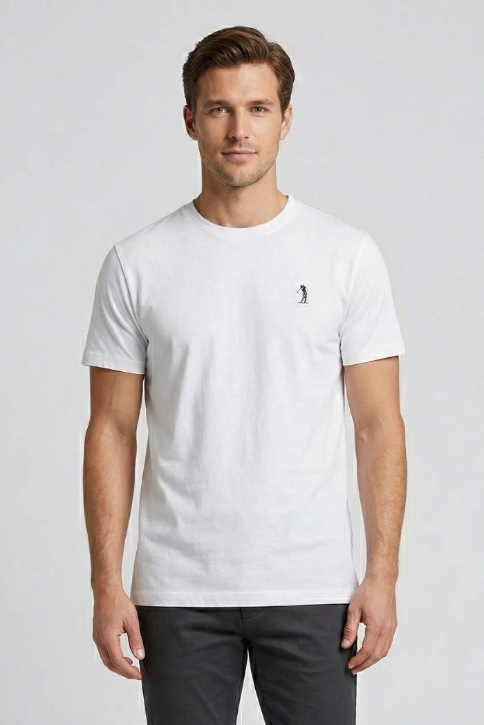 US Golf Club t-shirt in jersey di cotone Teo TS1000 [601cd1cc]