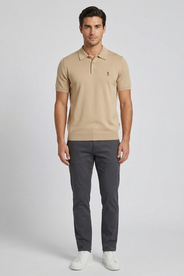 US Golf Club polo maglia in cotone Marino MA2610 [72a23c62]