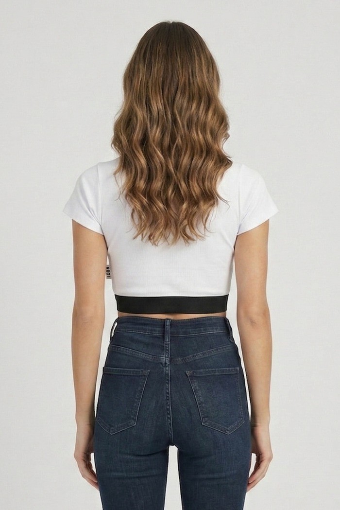 Icon top cropped con elastico IDT003 [06718081]