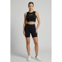Icon top in cotone stretch con mini stampa logo IDT004 [5c7af5e9]