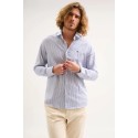 Jaggy camicia a righe con logo ricamo Kingston NJQ005DW108 [789ee1ef]