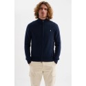 Jaggy cardigan full zip con logo ricamo Kuwait JMK011DZ145261 [0093c9f4]