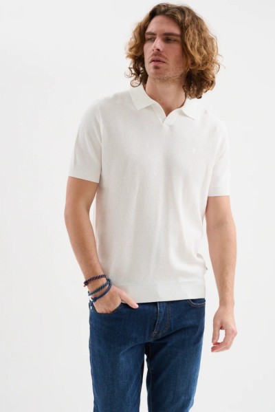 Jaggy polo derby in crepe con logo Dacia JMD057DZ148261 [7bb8d39e]