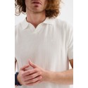 Jaggy polo derby in crepe con logo Dacia JMD057DZ148261 [10d31689]