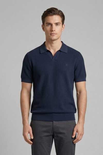 Jaggy polo derby in crepe con logo Dacia JMD057DZ148261 [e0a66998]