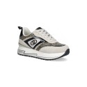 Liu Jo sneaker platform in suede e tessuto Maxi Wonder 97 BA6007PX807 [c85dd53b]