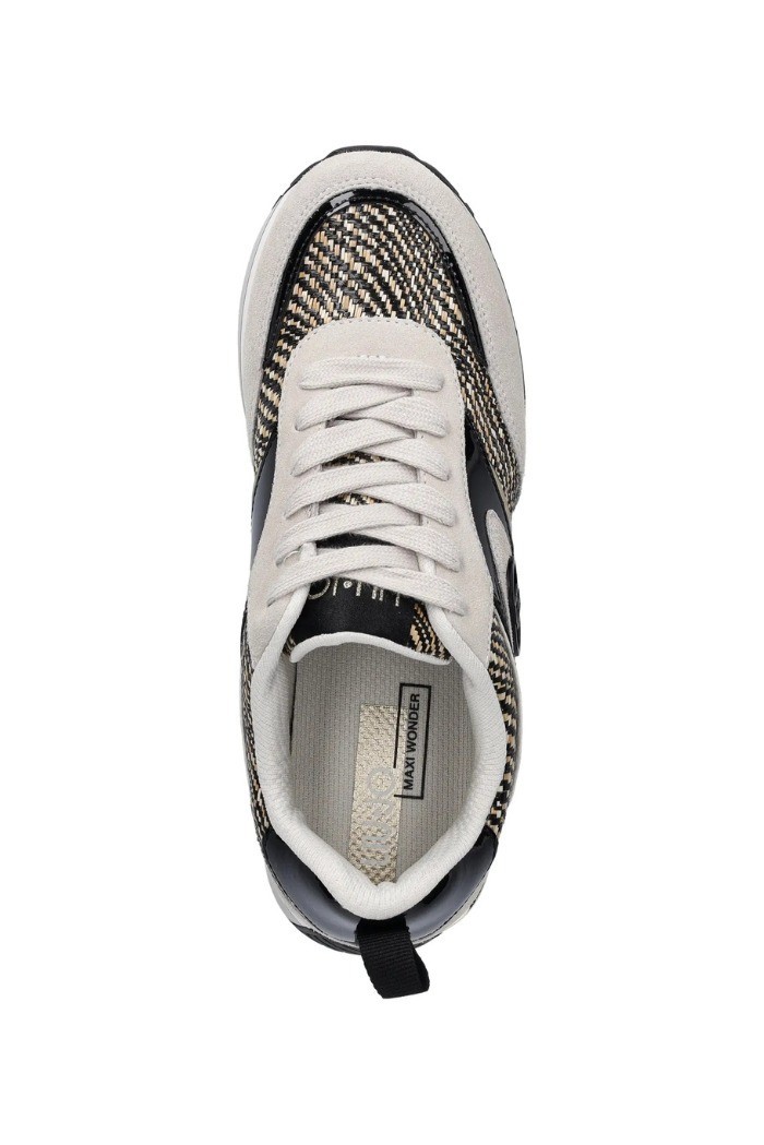 Liu Jo sneaker platform in suede e tessuto Maxi Wonder 97 BA6007PX807 [7a105321]
