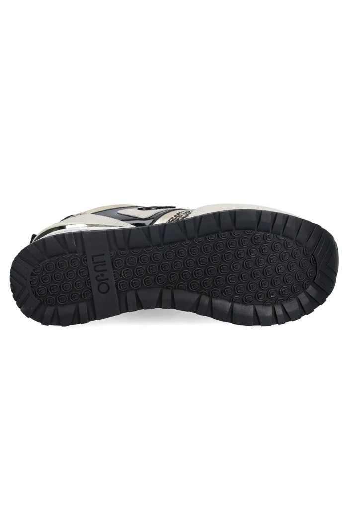 Liu Jo sneaker platform in suede e tessuto Maxi Wonder 97 BA6007PX807 [cd0d9225]