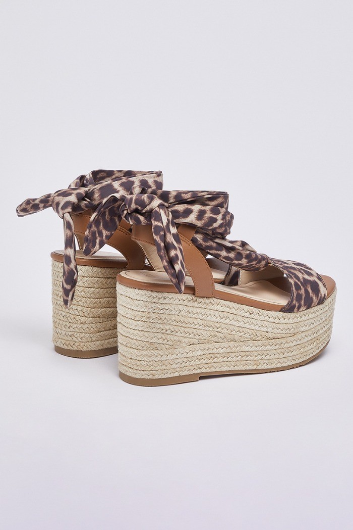 Liu Jo sandalo zeppa con foulard Bali 03 SA6087TX133 [d7098ca7]