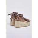 Liu Jo sandalo zeppa con foulard Bali 03 SA6087TX133 [d7098ca7]