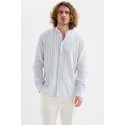 Jaggy camicia collo alla coreana a righe Qasim JMQ039DSB111261 [60e36166]