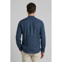 Guy camicia collo coreano in lino Custom909x-1211 M50089 [6bf9d2ab]