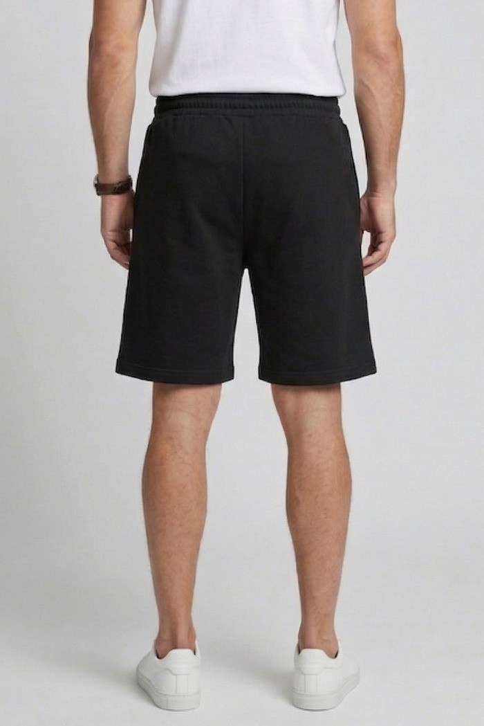 Icon bermuda in cotone stretch con stampa logo oro IUB019 [44164759]