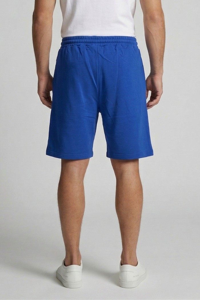 Icon bermuda in cotone stretch con stampa logo effetto scotch IUB018 [90b9b3eb]