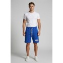 Icon bermuda in cotone stretch con stampa logo effetto scotch IUB018 [27a472ef]