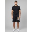 Icon bermuda in cotone stretch con stampa logo multicolor IUB025 [b9f9f082]