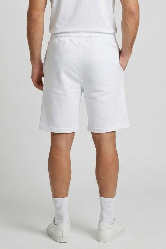 Icon bermuda in cotone stretch con mini stampa logo IUB001 [c733427c]