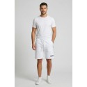 Icon bermuda in cotone stretch con mini stampa logo IUB001 [702e8378]