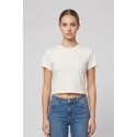 John Richmond t-shirt cropped in cotone stretch Sewamio UWP26001TS [212c3360]