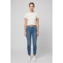 John Richmond t-shirt cropped in cotone stretch Sewamio UWP26001TS [4f17b169]